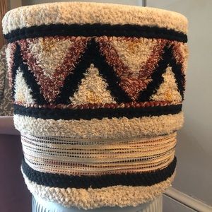 Anthropologie Tufted Basket